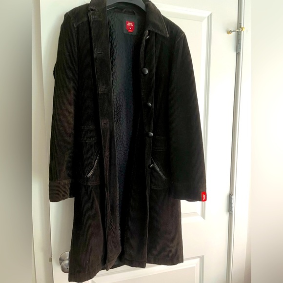 Vintage Miss Sixty Corduroy coat / jacket with leather buttons and details - Picture 1 of 2
